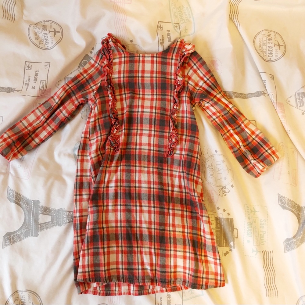 Plaid dress 4T